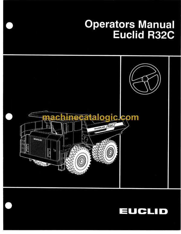 Hitachi R32C 353TD Dump Truck Operator's Manual (2116668672)