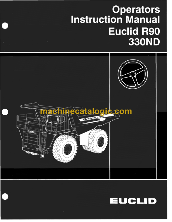 Hitachi R90 330ND Dump Truck Operator's Manual (10115ENG)