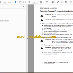 Komatsu WA470-6, WA480-6 Wheel Loader Shop Manual (CEBM023002)