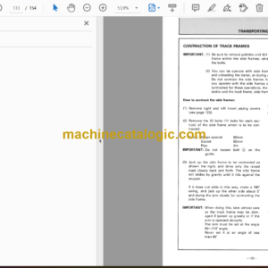 Hitachi EX700 Hydraulic Excavator Operator’s Manual (EM172-2-1, EM172-2-2, EM172-2-4)