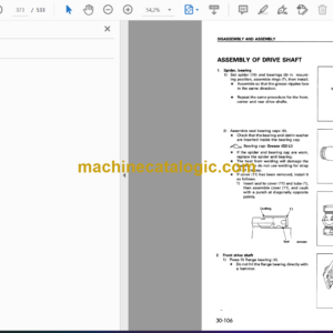 Komatsu WA120-3 EU Spec. Wheel Loader Shop Manual (SEBM018300)