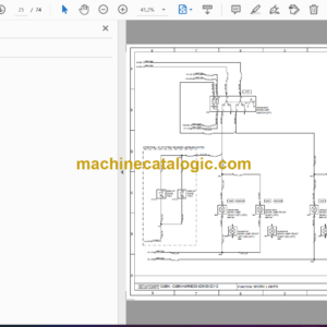 Komatsu WA100M-8E0 Wiring Diagrams (42W-06-51000)