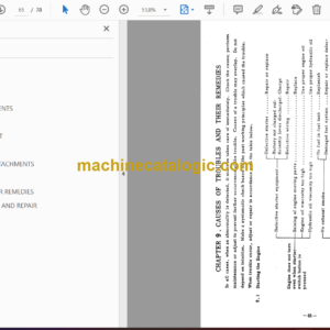 Hitachi UH06DT Hydraulic Excavator Isuzu Operating Manual Service Manual (EM163-1)