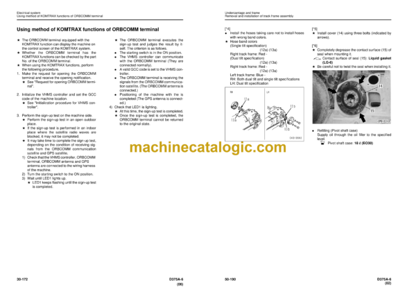 Komatsu D375A-6 Bulldozer Shop Manual (SEN05006-15)