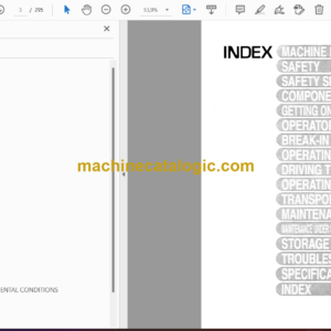 Hitachi EX1200-5C Excavator Operator’s Manual (EM18E-EN1-1)