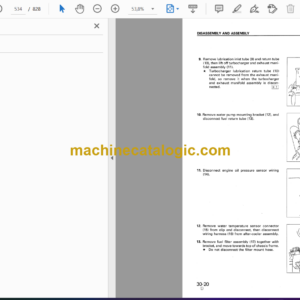 Komatsu WA420-3 Avance Loader Wheel Loader Shop Manual (SEBM006204)