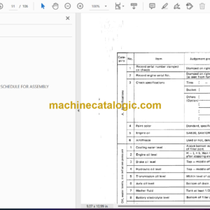 Komatsu WA800-2 Wheel Loader Field Assembly Instruction (SEAW04280202)