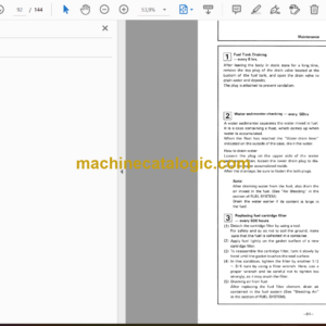 Hitachi EX270 Excavator Operator’s Manual (EM158-1-1, EM158-1-2)