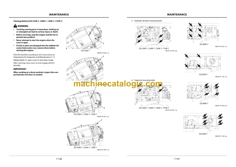 iwa7 　合格レポート Hitachi ZX27U-2 ZX30U-2 ZX35U-2 Excavator Technical and