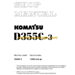 Komatsu D355C-3 Bulldozer Shop Manual (SEBM029903)