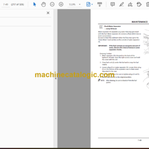 Hitachi ZX200-3G class, ZX240-3G class, ZX330-3G class Hydraulic Excavator Operator’s Manual (EMBWA-2-1)