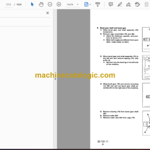 Komatsu D65E,P-12 D65EX,PX-12 Bulldozer Shop Manual (SEBM001925)