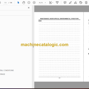 Hitachi CP215 Tire Roller Operator’s Manual (EM8UA-1-1)