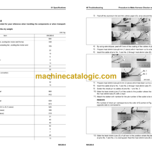 Komatsu WA380-8 Wheel Loader Shop Manual (SEN06573-16)