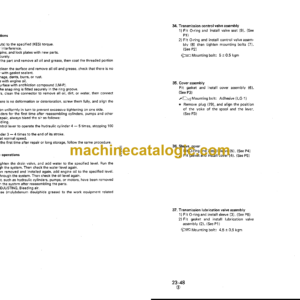 Komatsu D85A,E,P-2 Bulldozer Shop Manual (SEBM1542110)