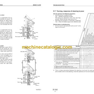 Komatsu WA700-3 KA Spec. Wheel Loader Shop Manual (SEBM032804)