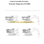 Komatsu PC8000 Hydraulic Excavator General Assembly Procedure Shop Manual