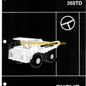 Hitachi R36 355TD Dump Truck Operator's Manual (2124303001)