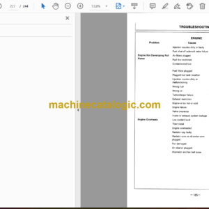 Hitachi EX3500-3 Hydraulic Excavator Operator’s Manual (EM185-6-1, EM185-6-2)