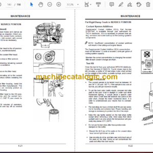 Hitachi EH600 Dump Truck Operators Manual