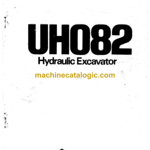 Hitachi UH082 Hydraulic Excavator Operator's Manual (EM164-4-3, EM164-5-3)