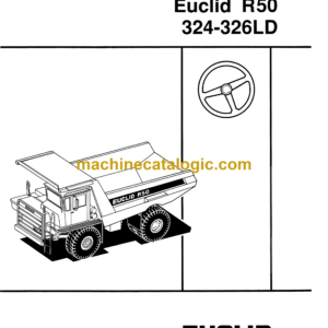 Hitachi R50 324-326LD Dump Truck Operator's Manual (10007)