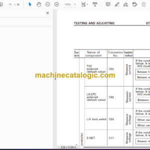 Komatsu PC400-6 P400LC-6 PC450-6 PC450LC-6 Hydraulic Excavator Shop Manual Supplement (SEBM023600)