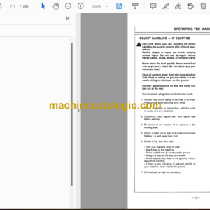 Hitachi EX550-5, EX550LC-5, EX600H-5, EX600LCH-5 Excavator Operator’s Manual (EM17G-1-1 to EM17G-3-3)