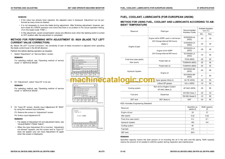 Komatsu D61EXi-24, D61EXi-24E0, D61PXi-24, D61PXi-24E0 Bulldozer Shop Manual (KEBM685605)