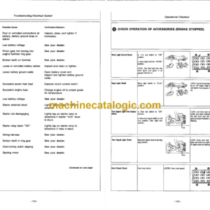 Hitachi BX70, BX70D Backhoe Loader Operator’s Manual (EM61A-1-1)