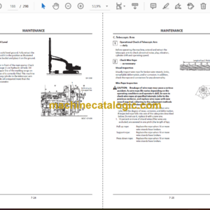 Hitachi ZX350LC-7 Telescopic Arm Rope type 25m and 30m Operator’s Manual (ENMDD7-RTBH2-1, ENMDD7-RTOP2-1)