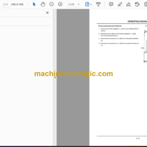 Hitachi EX3600-6 Hydraulic Excavator Operator’s Manual (EM18M-1-2 to EM18M-1-6)