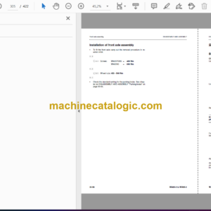 Komatsu WA65-3 WA65-3 Parallel Lift WA75-3 WA85-3 WA90-3 WA95-3 Wheel Loader Shop Manual (VEBM950201)