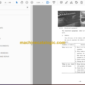 Hitachi UH06DT Hydraulic Excavator GM Operating Manual Service Manual (EM161-2)