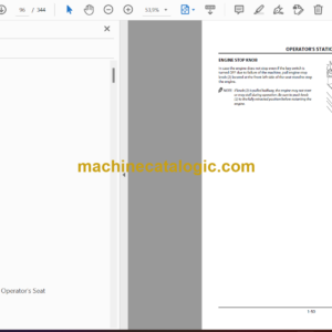 Hitachi ZX70LC-3, ZX70LCN-3, ZX85US-3, ZX85USBLC-3, ZX85USBLCN-3 Hydraulic Excavator Operator’s Manual (EM1P1-EN1-2 EM1P1-EN1-3)