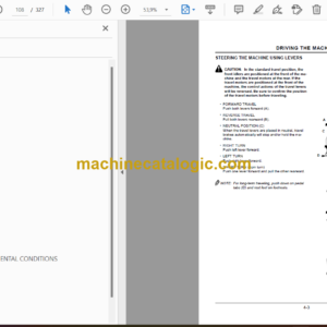 Hitachi ZX120, ZX160LC, ZX270LC, ZX330LC, ZX370 Excavator Operator’s Manual (ENMDC1-NA3-2, EM1F1-NA4-2)