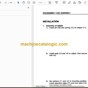 Komatsu WA320-1LC Wheel Loader Shop Manual (CEBMW19020)