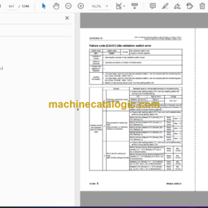 Komatsu WA250-6, WA250PZ-6 Wheel Loader Shop Manual (VEBM610101)