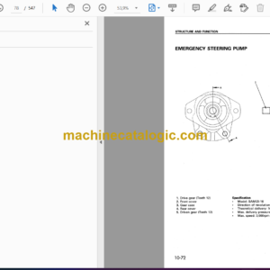 Komatsu WA180-3 EU Spec. Wheel Loader Shop Manual (SEBM011900)