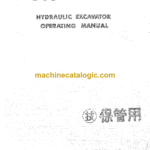 Hitachi UH12 Hydraulic Excavator Operating Manual (EM120-2)