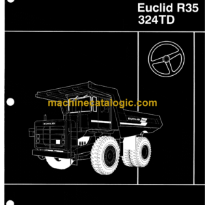 Hitachi R35 324TD Dump Truck Operator's Manual (10006ENG)