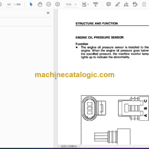 Komatsu WA500-1LC Wheel Loader Shop Manual (CEBMW25050)