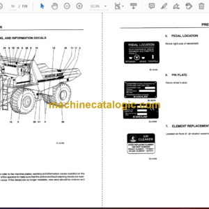 Hitachi R35 324TD Dump Truck Operator’s Manual (10006ENG)