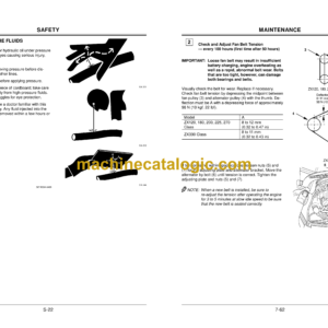 Hitachi ZX120 Class,ZX180 Class,ZX200 Class,ZX225 Class,ZX270 Class,ZX330 Class Excavator Operator’s Manual (EM1G6-5-1, EM1G6-6-1)