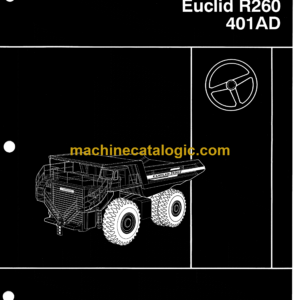 Hitachi R260 401AD Dump Truck Operator's Manual (10140)