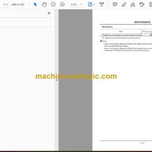 Hitachi ZX350LC-6 High Reach Demolition Excavator Operator’s Manual (ENMDDQ-MB1-2)