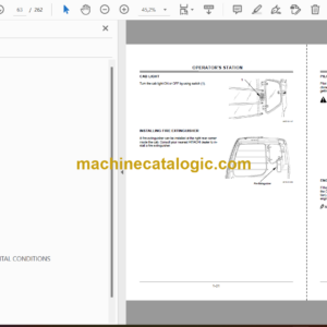 Hitachi ZX270LC NA Excavator Operator’s Manual (EM1HD-NA1-1)