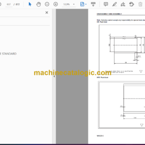 Komatsu WA320-5 Wheel Loader Shop Manual (SEBM034612)