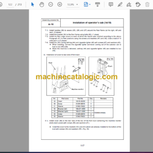 Komatsu D375A-5E0 Bulldozer Field Assembly Instruction (GEN00054-06)