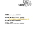 Fendt 5255L, 5255L MCS, 6275L, 6275L MCS Combine Harvesting Operator's Manual (555000001, 565000001)